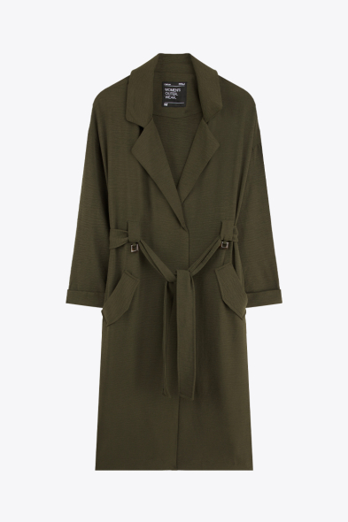 MANTEAU À CEINTURE