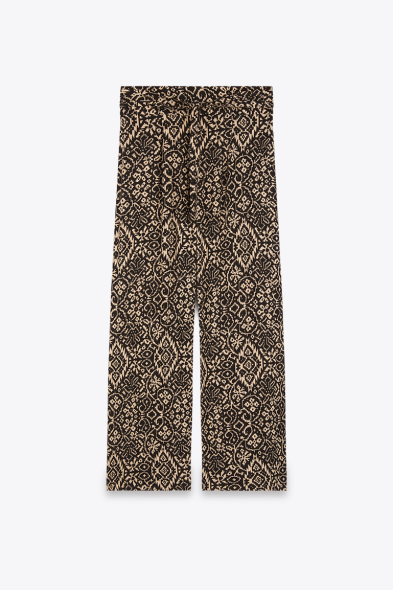PANTALON LARGE IMPRIMÉ
