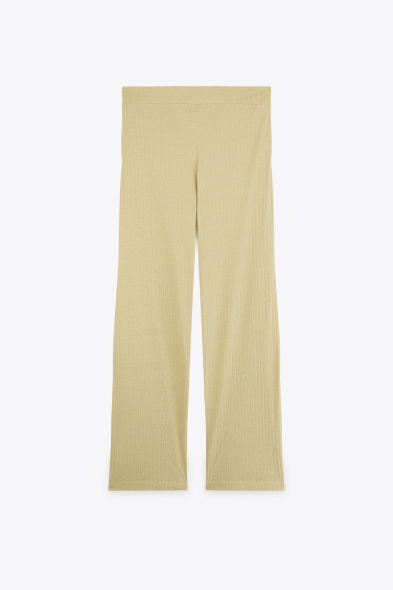 PANTALON DROIT EN MAILLE 