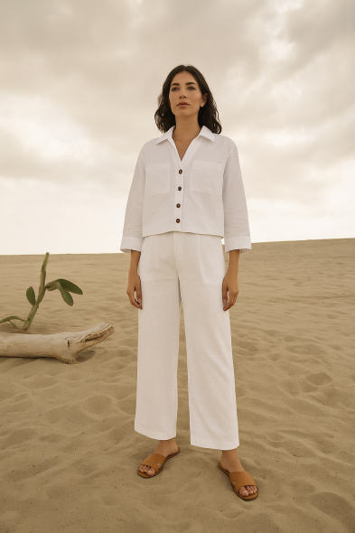 PANTALON IMPRIMÉ RELIEF