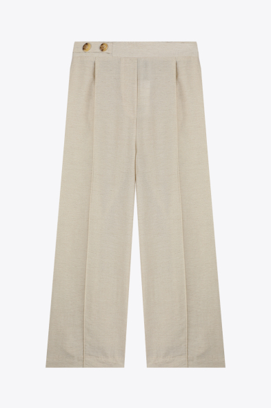 PANTALON DROIT CHINÉ