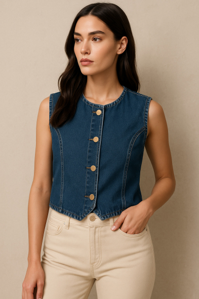 GILET EN DENIM