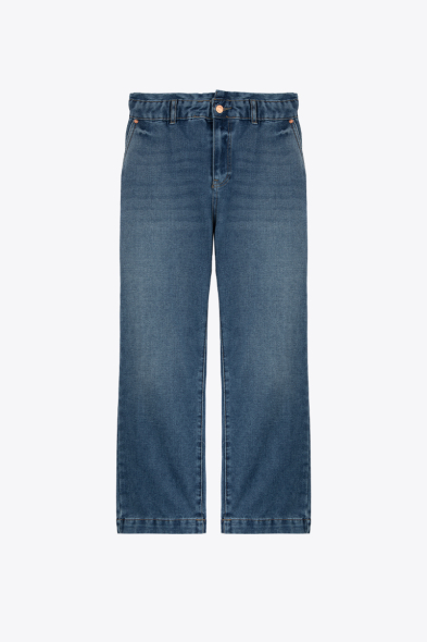 JEAN À TAILLE ÉLASTIQUE