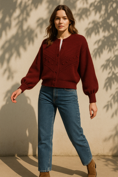 CARDIGAN À BOUTONS