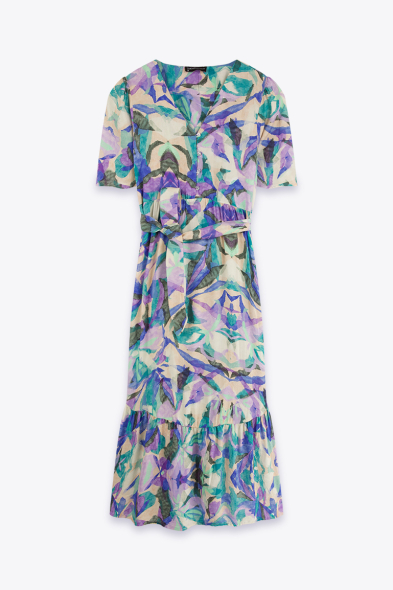 ROBE MI-LONGUE IMPRIMÉE 