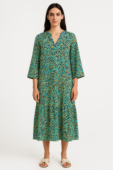 ROBE LONGUE IMPRIMÉE