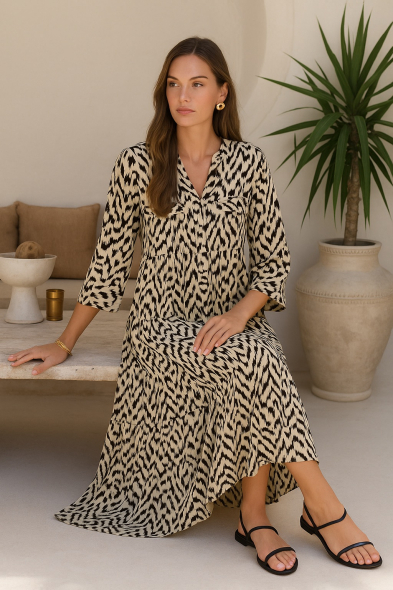 ROBE LONGUE IMPRIMÉE