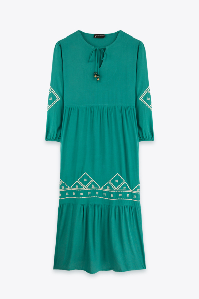 ROBE LONGUE BRODÉE