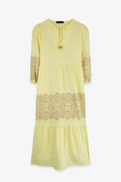 ROBE LONGUE BRODÉE
