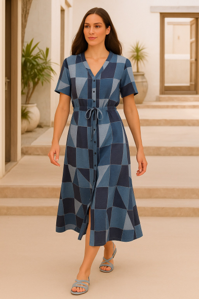ROBE LONGUE IMPRIMÉE