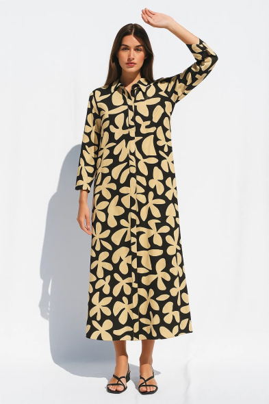 ROBE LONGUE IMPRIMÉE