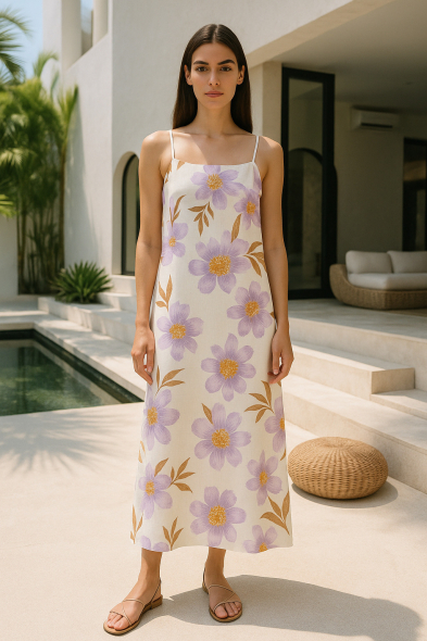 ROBE IMPRIMÉE À BRETELLES