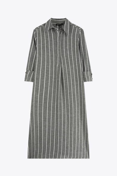 ROBE LONGUE À RAYURES