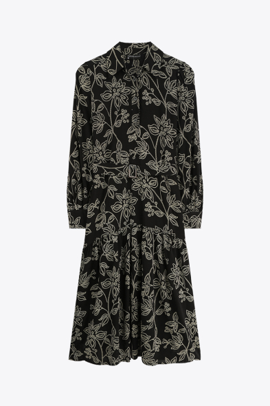 ROBE À IMPRIMÉ RELIEF