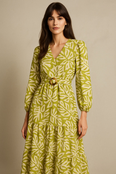 ROBE LONGUE IMPRIMÉE