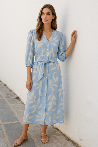 ROBE LONGUE IMPRIMÉE