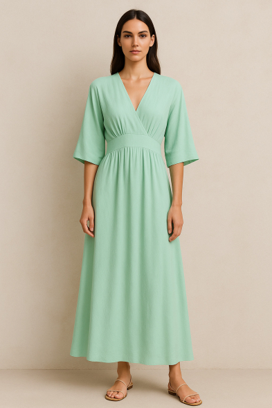 ROBE LONGUE ÉVASÉE