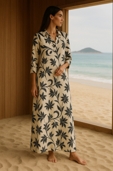 ROBE LONGUE IMPRIMÉE