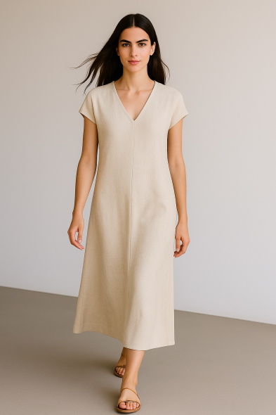ROBE LONGUE DROITE