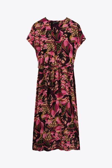 ROBE MI-LONGUE IMPRIMÉE