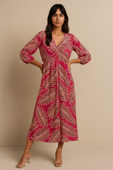 ROBE LONGUE IMPRIMÉE