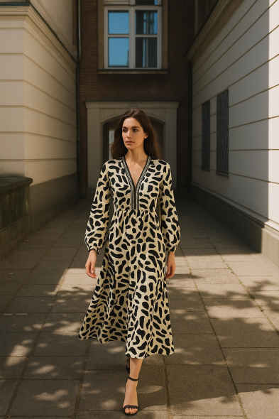 ROBE LONGUE IMPRIMÉE