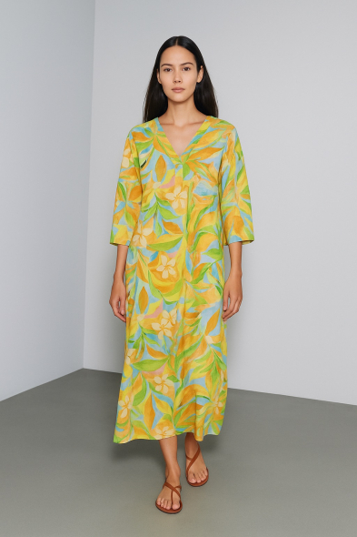 ROBE LONGUE IMPRIMÉE
