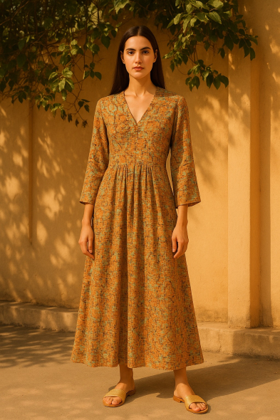 ROBE LONGUE IMPRIMÉE