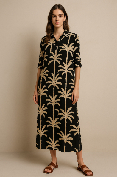 ROBE LONGUE IMPRIMÉE