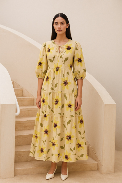 ROBE LONGUE IMPRIMÉE