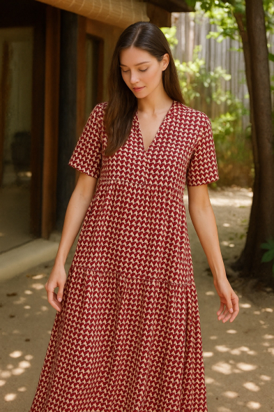 ROBE LONGUE IMPRIMÉE