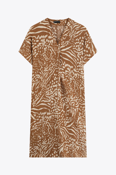 ROBE MI-LONGUE IMPRIMÉE