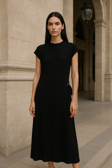 ROBE CEINTURE CÔTÉ