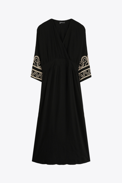 ROBE LONGUE IMPRIMÉ RELIEF