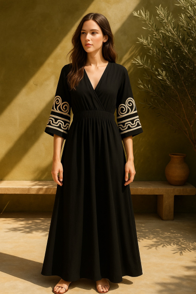 ROBE LONGUE BRODÉE