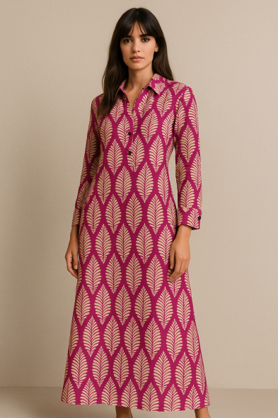 ROBE LONGUE IMPRIMÉE