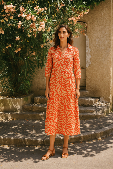 ROBE LONGUE IMPRIMÉE