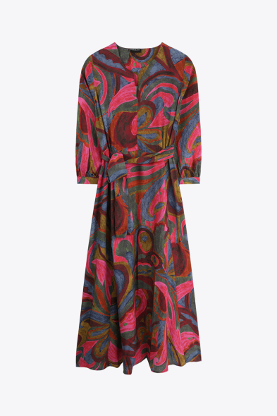 ROBE MI-LONGUE IMPRIMÉE