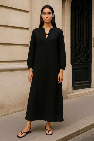 ROBE LONGUE BRODÉE