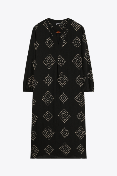 ROBE LONGUE IMPRIMÉ RELIEF