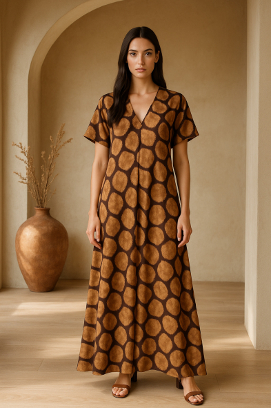 ROBE LONGUE IMPRIMÉE
