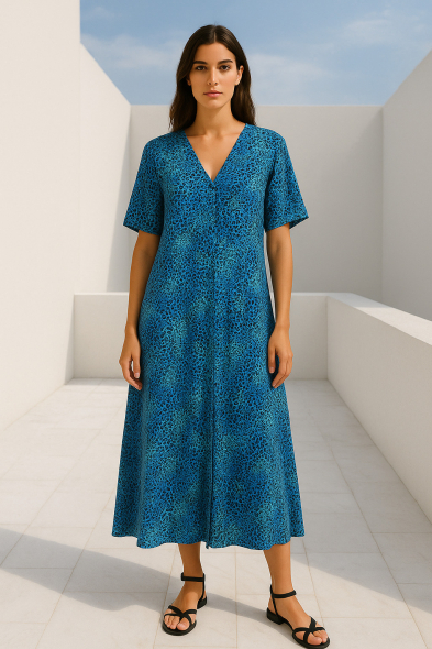 ROBE LONGUE IMPRIMÉE
