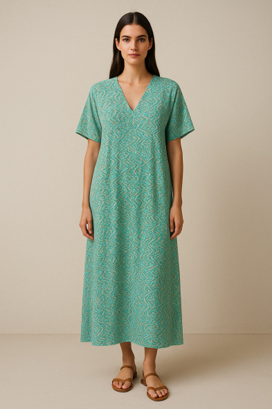 ROBE LONGUE IMPRIMÉE