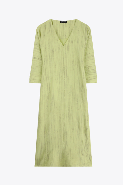ROBE LONGUE À CEINTURE