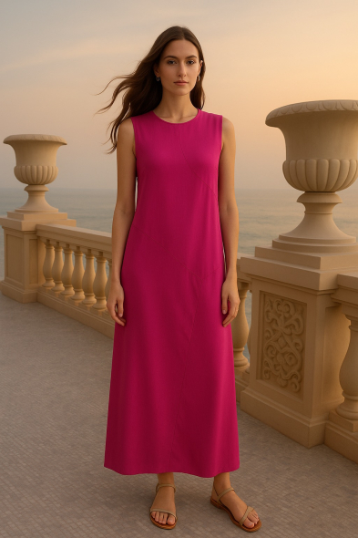 ROBE LONGUE SANS MANCHES
