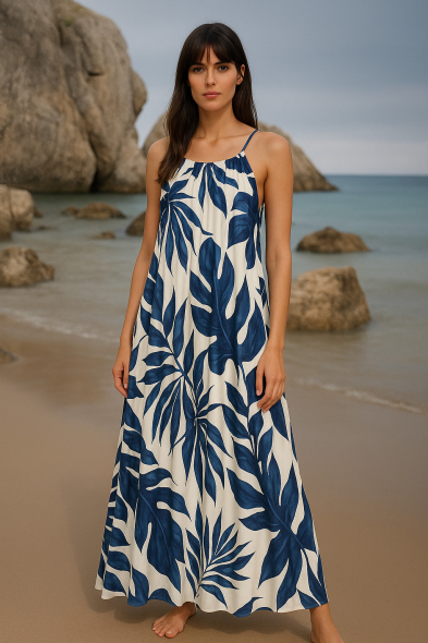 ROBE À BRETELLES FINES