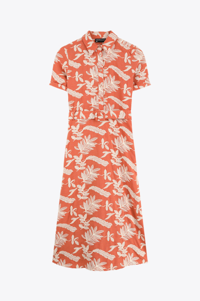 ROBE MI-LONGUE BRODÉE
