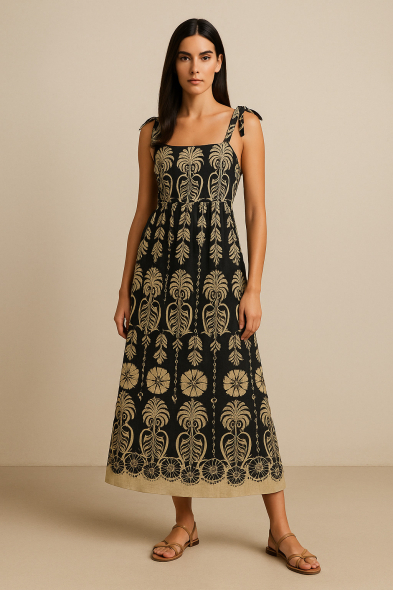 ROBE IMPRIMÉE À BRETELLES
