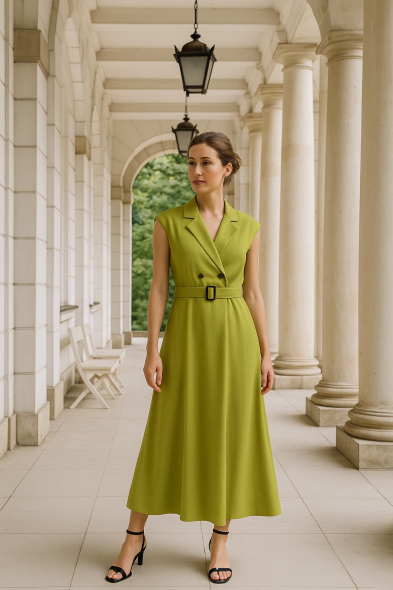 ROBE CEINTURÉE COTON