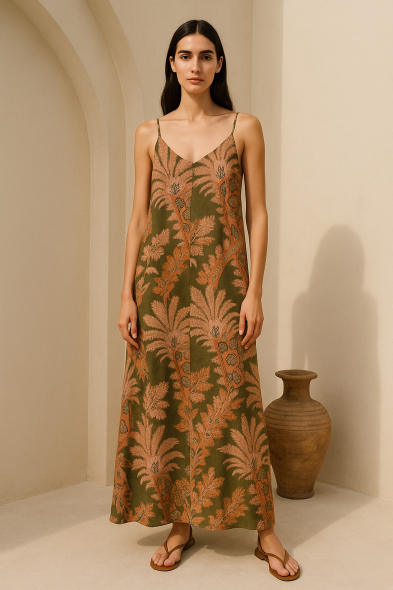 ROBE IMPRIMÉE À BRETELLES